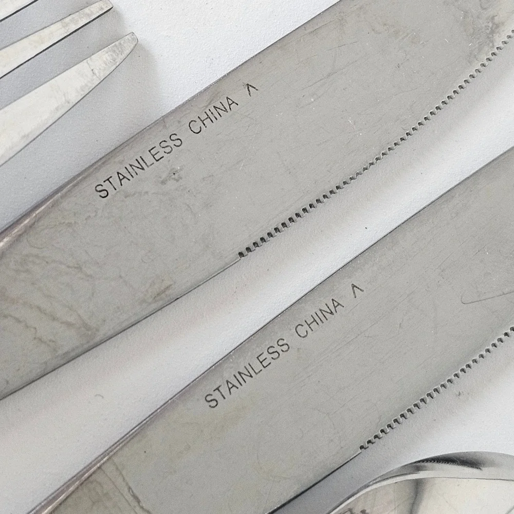 Stainless China Silverware Set 10 Pieces Forks Knives‎ Spoons Flatware